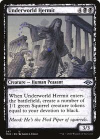 Underworld Hermit (Showcase) - Modern Horizons 2 - Magic: The Gathering card
