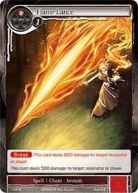 Flame Lance - The Dawn of Valhalla - Force of Will card