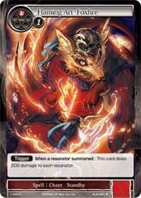 Flaming Art -Foxfire- - The Dawn of Valhalla - Force of Will card