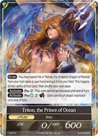 Oathkeeper of the Sacred Sea // Triton, the Prince of Ocean - The Dawn of Valhalla - Force of Will card