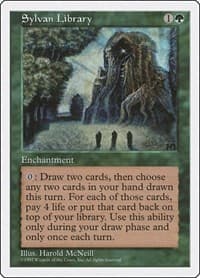 Sylvan Library - Fifth Edition - Magic: The Gathering card