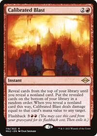 Calibrated Blast - Modern Horizons 2 - Magic: The Gathering card