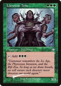 Llanowar Tribe (Retro Frame) - Modern Horizons - Magic: The Gathering card
