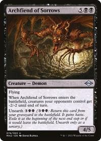 Archfiend of Sorrows - Modern Horizons 2 - Magic: The Gathering card