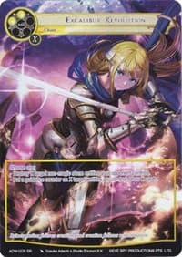 Excalibur Revolution (Full Art) - Assault into the Demonic World - Force of Will card