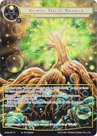 Glowing Tree of Valhalla (Full Art) - Assault into the Demonic World - Force of Will card