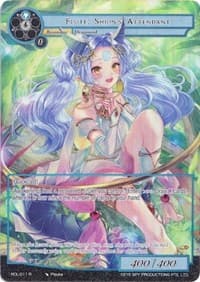 Flute, Shion's Attendant (Full Art) - Rebirth of Legend - Force of Will card