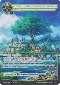 Yggdrasil, Top Tourist Destination (Full Art) - Rebirth of Legend - Force of Will card