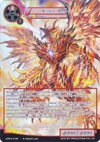 Atomic Bahamut (Full Art) - Assault into the Demonic World - Force of Will card