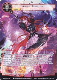 Atomic Turbulence (Full Art) - Assault into the Demonic World - Force of Will card