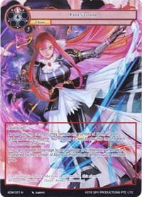 Firestorm (Full Art) - Assault into the Demonic World - Force of Will card