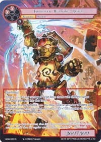 Improved Burning Robot (Full Art) - Assault into the Demonic World - Force of Will card