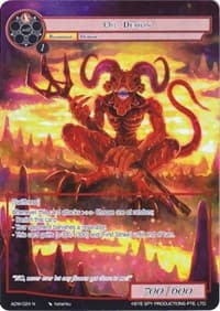 Oil Demon (Full Art) - Assault into the Demonic World - Force of Will card