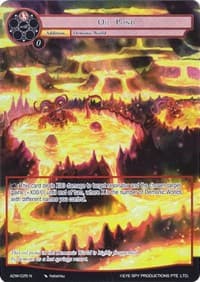Oil Pond (Full Art) - Assault into the Demonic World - Force of Will card