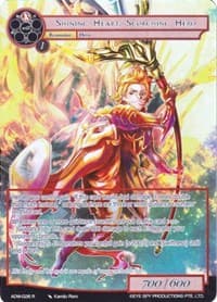 Shining Heart, Scorching Hero (Full Art) - Assault into the Demonic World - Force of Will card