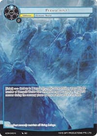 Permafrost (Full Art) - Assault into the Demonic World - Force of Will card