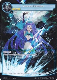 Surging Lightning (Full Art) - Assault into the Demonic World - Force of Will card