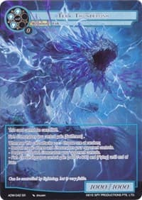 Tera Thunderfish (Full Art) - Assault into the Demonic World - Force of Will card