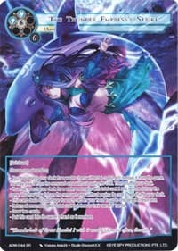 The Thunder Empress's Strike (Full Art) - Assault into the Demonic World - Force of Will card