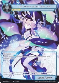 The Witch of Melting Ice (Full Art) - Assault into the Demonic World - Force of Will card