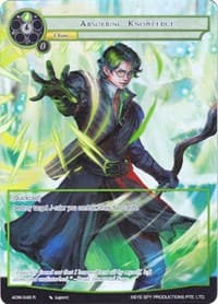 Absorbing Knowledge (Full Art) - Assault into the Demonic World - Force of Will card