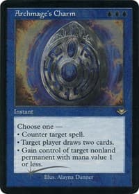 Archmage's Charm (Retro Frame) (Foil Etched) - Modern Horizons - Magic: The Gathering card