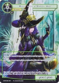 Witch With A Pointy Hat (Full Art) - Assault into the Demonic World - Force of Will card