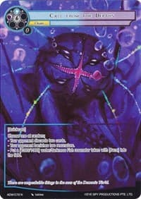 Call from the Depths (Full Art) - Assault into the Demonic World - Force of Will card