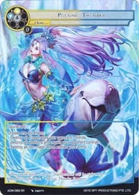 Pulsing Thunder (Full Art) - Assault into the Demonic World - Force of Will card