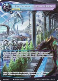 The Paradise of Fallen Angels (Full Art) - Assault into the Demonic World - Force of Will card