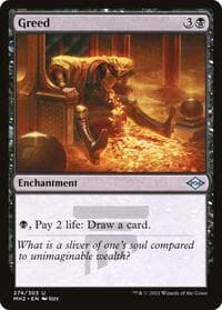 Greed - Modern Horizons 2 - Magic: The Gathering card