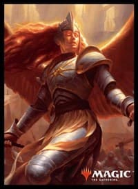 Magic: The Gathering Player's Card Sleeve - Guilds of Ravnica - Aurelia, Exemplar of Justice (80-Pack) - Ensky Card Sleeves - Card Sleeves card