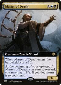Master of Death (Extended Art) - Modern Horizons 2 - Magic: The Gathering card
