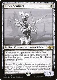 Esper Sentinel (Showcase) - Modern Horizons 2 - Magic: The Gathering card