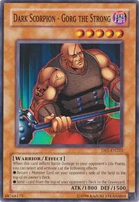 Dark Scorpion - Gorg the Strong - Dark Revelation Volume 1 - YuGiOh card