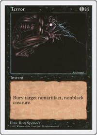 Terror - Fifth Edition - Magic: The Gathering card