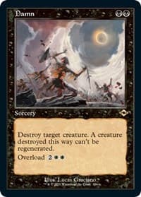 Damn (Retro Frame) (Foil Etched) - Modern Horizons 2 - Magic: The Gathering card