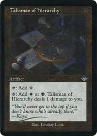 Talisman of Hierarchy (Retro Frame) (Foil Etched) - Modern Horizons - Magic: The Gathering card