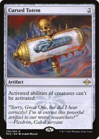Cursed Totem - Modern Horizons 2 - Magic: The Gathering card