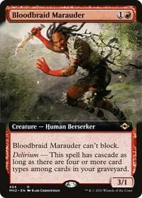 Bloodbraid Marauder (Extended Art) - Modern Horizons 2 - Magic: The Gathering card
