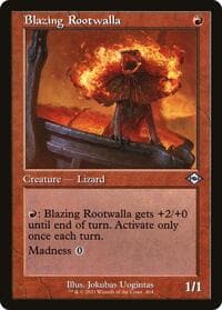 Blazing Rootwalla (Retro Frame) - Modern Horizons 2 - Magic: The Gathering card