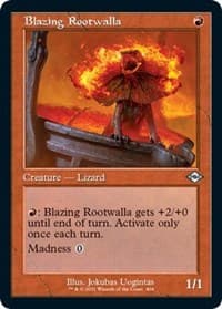 Blazing Rootwalla (Retro Frame) (Foil Etched) - Modern Horizons 2 - Magic: The Gathering card