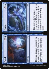 Said // Done - Modern Horizons 2 - Magic: The Gathering card