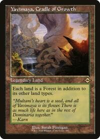 Yavimaya, Cradle of Growth (Retro Frame) - Modern Horizons 2 - Magic: The Gathering card
