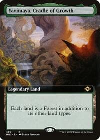 Yavimaya, Cradle of Growth (Extended Art) - Modern Horizons 2 - Magic: The Gathering card