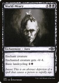 World-Weary (Showcase) - Modern Horizons 2 - Magic: The Gathering card