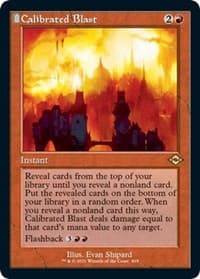 Calibrated Blast (Retro Frame) (Foil Etched) - Modern Horizons 2 - Magic: The Gathering card