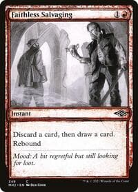 Faithless Salvaging (Showcase) - Modern Horizons 2 - Magic: The Gathering card