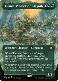 Titania, Protector of Argoth (Borderless) - Modern Horizons 2 - Magic: The Gathering card