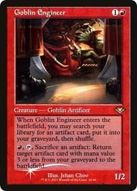 Goblin Engineer (Retro Frame) - Modern Horizons - Magic: The Gathering card